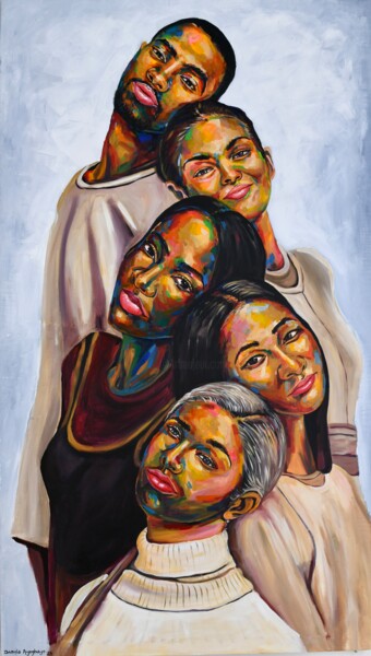 绘画 标题为“Strength in diversi…” 由Damola Ayegbayo, 原创艺术品, 丙烯
