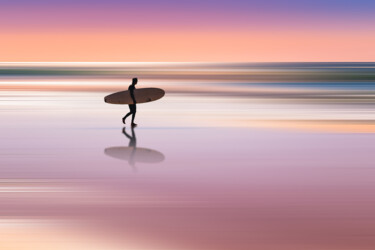 Digitale Kunst mit dem Titel "Surf" von Dan Beaureperre, Original-Kunstwerk, Manipulierte Fotografie