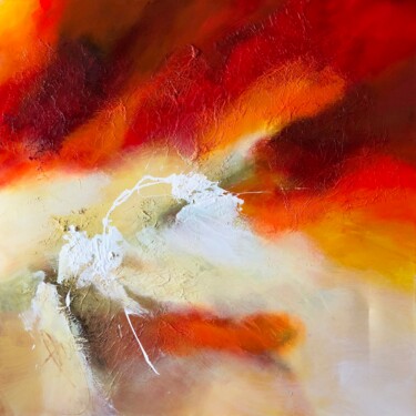 Malerei mit dem Titel "Feeling the heat" von Dan Bunea, Original-Kunstwerk, Acryl