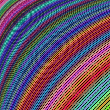 Digital Arts titled "Rainbow Detail" by Dan Burris, Original Artwork