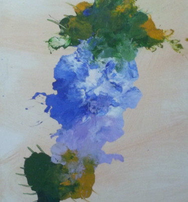 Painting titled "Cloudburst" by Dan Flanagan, Original Artwork, Acrylic