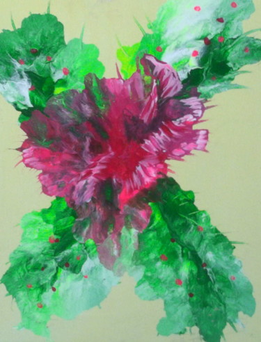 Painting titled "Mistletoe" by Dan Flanagan, Original Artwork, Acrylic
