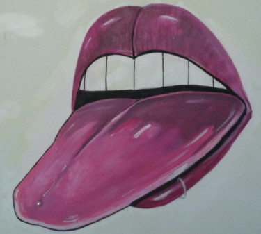 Painting titled "My rolling stones" by Dan Flanagan, Original Artwork, Acrylic