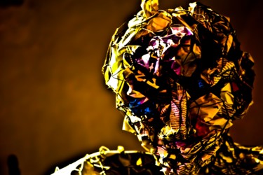 Arte digital titulada "Humanoïde" por Daniel Thomas, Obra de arte original, Fotografía digital Montado en Bastidor de camill…