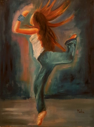 Painting titled "Jazzy" by Dana Art, Original Artwork, Oil
