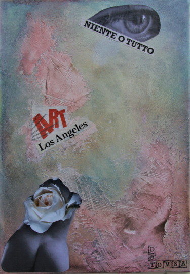 Pittura intitolato "Tutto o niente" da Dana Tomsa Oberhoffer, Opera d'arte originale, pigmenti