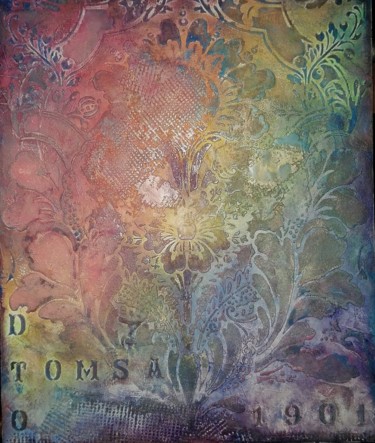 Pittura intitolato "La pace viene da de…" da Dana Tomsa Oberhoffer, Opera d'arte originale