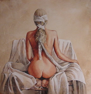 Painting titled "Daniela (collezione…" by Dana Tomsa Oberhoffer, Original Artwork