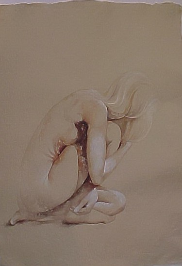 Disegno intitolato "Nude study (collezi…" da Dana Tomsa Oberhoffer, Opera d'arte originale