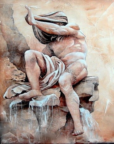 Painting titled "Fontane di Roma" by Dana Tomsa Oberhoffer, Original Artwork