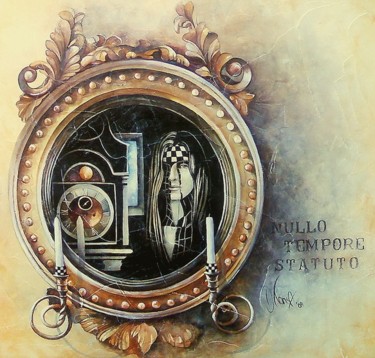 Painting titled "Nullo tempore statu…" by Dana Tomsa Oberhoffer, Original Artwork