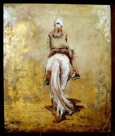Pittura intitolato "Maura Iris (collezi…" da Dana Tomsa Oberhoffer, Opera d'arte originale