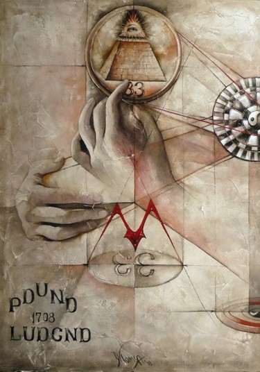 「Il secondo principi…」というタイトルの絵画 Dana Tomsa Oberhofferによって, オリジナルのアートワーク
