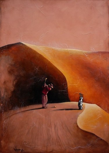 Pittura intitolato "Il Percorso" da Dana Tomsa Oberhoffer, Opera d'arte originale