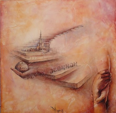 Painting titled "Mikael (collezione…" by Dana Tomsa Oberhoffer, Original Artwork