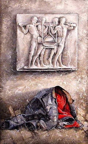 Painting titled "Il Giardino  ( 2 )" by Dana Tomsa Oberhoffer, Original Artwork