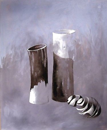 Painting titled "Abstract still life" by Dana Tomsa Oberhoffer, Original Artwork