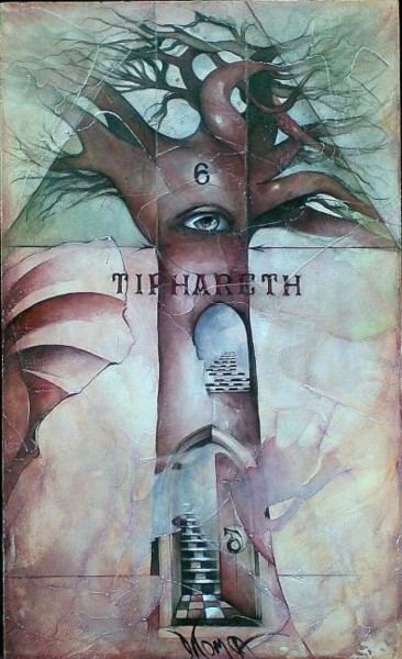Pittura intitolato "Tiphareth - partico…" da Dana Tomsa Oberhoffer, Opera d'arte originale