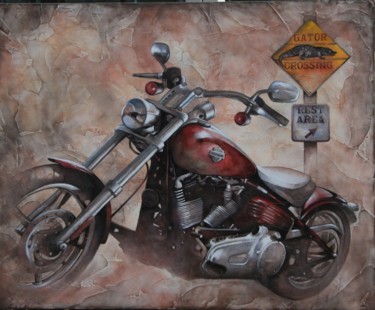Peinture intitulée "Harley Street" par Dana Tomsa Oberhoffer, Œuvre d'art originale
