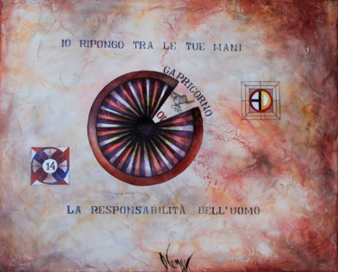 Peinture intitulée "Capricorno" par Dana Tomsa Oberhoffer, Œuvre d'art originale