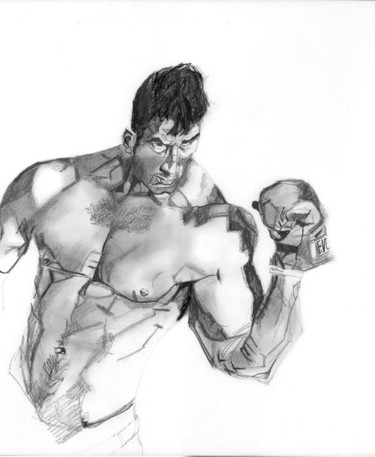 Drawing titled "man11" by Daniel Beaudoin, Original Artwork