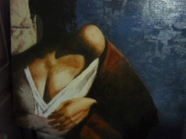 绘画 标题为“buste de femme” 由Daniel Escarti, 原创艺术品, 油