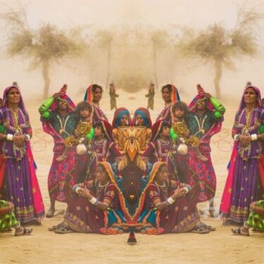 Arte digitale intitolato "Colours of women" da Ahmed Khan, Opera d'arte originale, Lavoro digitale 2D