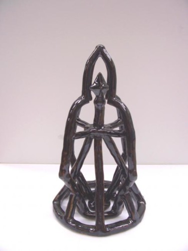 Sculpture titled "Martyrdom's cage" by Robert Keith, Original Artwork