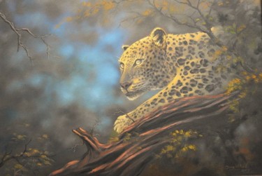Painting titled "DEADLY INTENT" by Dane Willers, Original Artwork, Oil