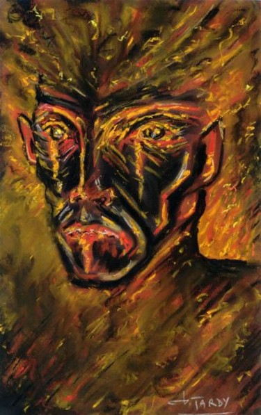 Peinture intitulée "Combustion" par Daniele Tardy, Œuvre d'art originale, Huile