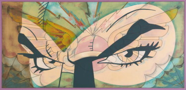 Schilderij getiteld "Observe" door Dangerous Minds Artists, Origineel Kunstwerk, Acryl