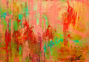 Картина под названием "Colour mix" - Dani Alexsandrova, Подлинное произведение искусства, Масло
