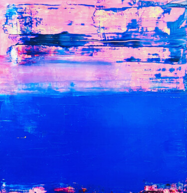 Malerei mit dem Titel "Ultramarine" von Dani Alexsandrova, Original-Kunstwerk, Öl
