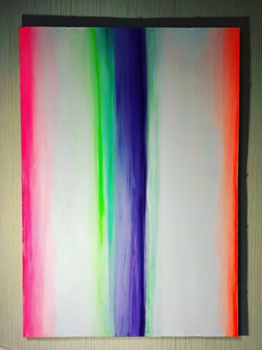 Painting titled "Emotional abstracti…" by Dani Alexsandrova, Original Artwork, Acrylic