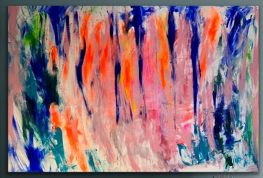 Pittura intitolato "Emotional abstracti…" da Dani Alexsandrova, Opera d'arte originale, Acrilico