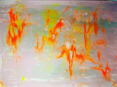 Painting titled "Emotional abstracti…" by Dani Alexsandrova, Original Artwork, Acrylic