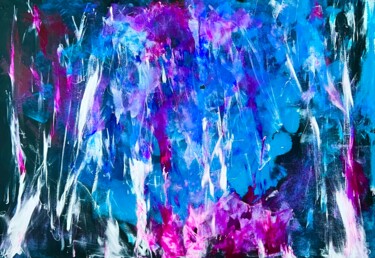 Картина под названием "Emotional abstracti…" - Dani Alexsandrova, Подлинное произведение искусства, Акрил