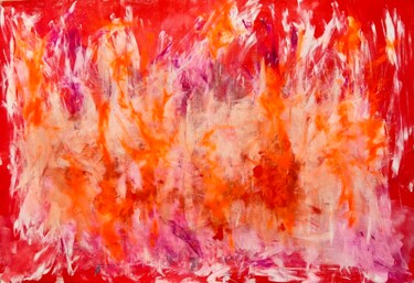 Pittura intitolato "Emotional abstracti…" da Dani Alexsandrova, Opera d'arte originale, Acrilico