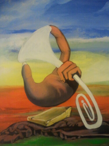 Peinture intitulée "Huile sur Toile Par…" par Dani Zouhir, Œuvre d'art originale, Huile