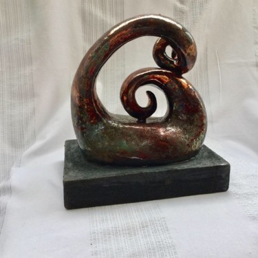 Escultura intitulada "Sculpture raku" por Danicarts, Obras de arte originais, Terracota