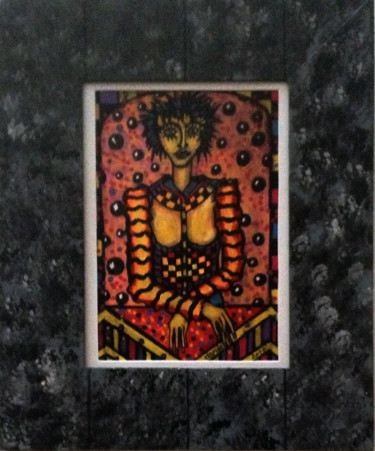 Peinture intitulée "femme.jpg" par Danie, Œuvre d'art originale, Acrylique