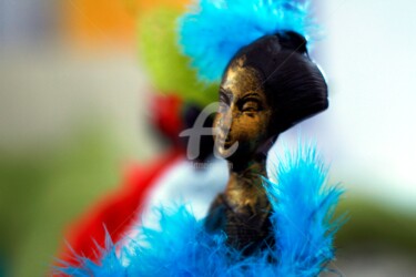 Sculpture intitulée "Blue Girl" par Danie, Œuvre d'art originale