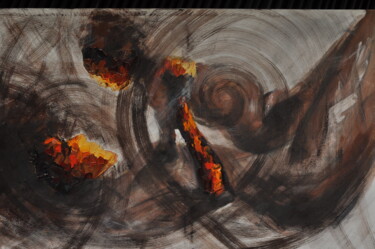 Pittura intitolato "Nigbakanri (once up…" da Daniel Ajayi, Opera d'arte originale, Acrilico