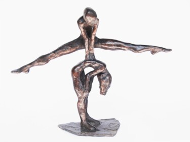 Sculpture intitulée "leapfrog" par Daniel Baharier, Œuvre d'art originale
