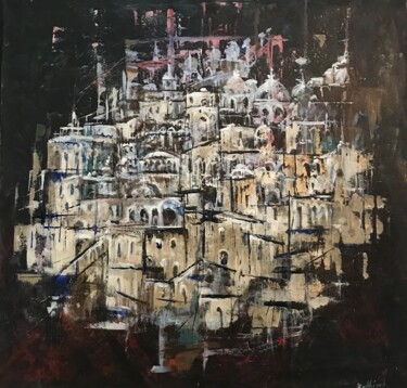 Pittura intitolato "Orient" da Daniel Bathiard, Opera d'arte originale, Acrilico