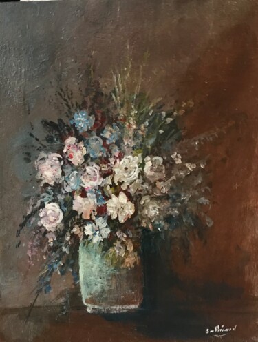 Peinture intitulée "Florilège 4" par Daniel Bathiard, Œuvre d'art originale, Acrylique