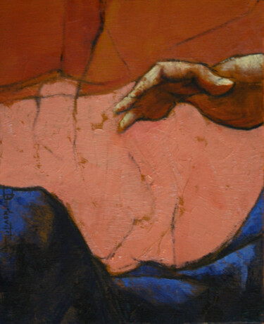 Pittura intitolato "Sans titre 2" da Daniel Berkovitch, Opera d'arte originale, Olio Montato su Telaio per barella in legno