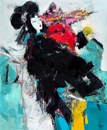 Pittura intitolato "Princess Monaki" da Daniel Bulimar Henciu, Opera d'arte originale, Acrilico