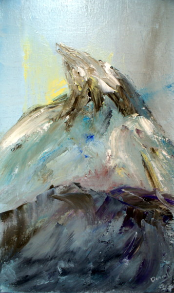 Peinture intitulée "Matterhorn" par Daniel.C, Œuvre d'art originale, Huile