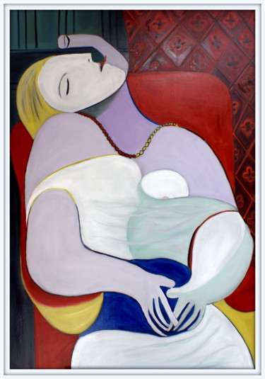 Rêve Peinture intitulée "Rêve" par Daniel.C, Œuvre d'art originale, Huile